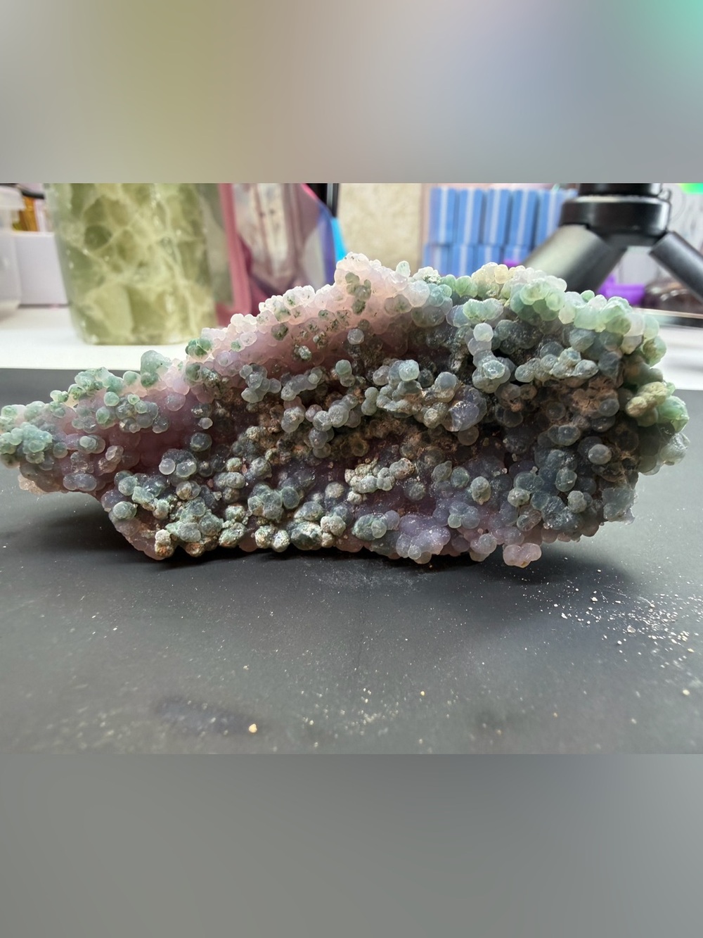 Green and Purple grape agate absolutely stunning